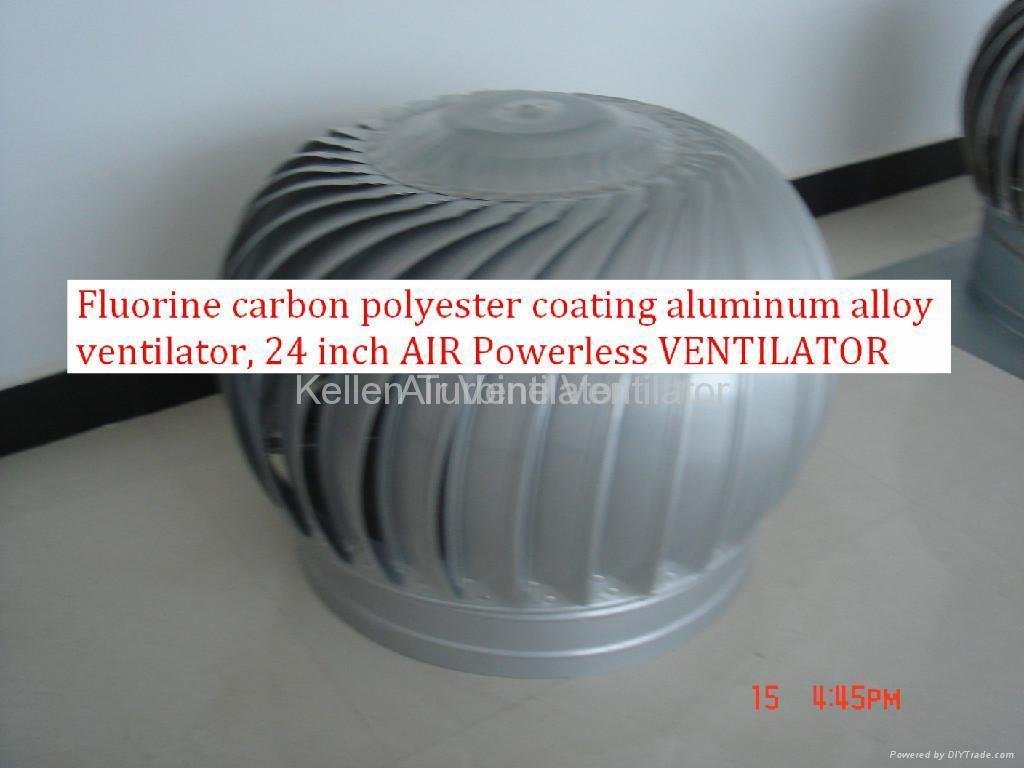 Fluorinecarbon Coated Aluminum Turbo Ventilator 600MM