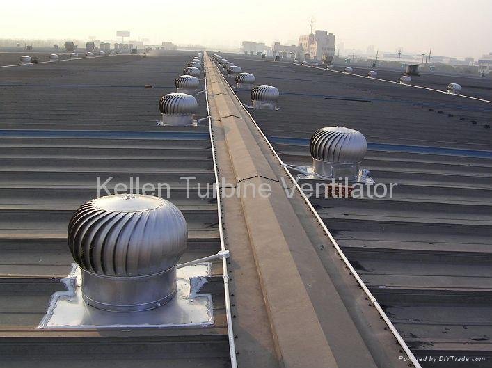 Fluorinecarbon Coated Aluminum Turbine Ventilator 24‘’ 3