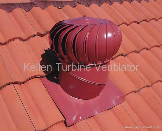 Fluorinecarbon Coated Aluminum Turbine Ventilator 24‘’ 4