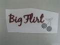 iron on rhinestone with glitter heat transfer 1