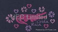 glitter heat transfer with rhinestone