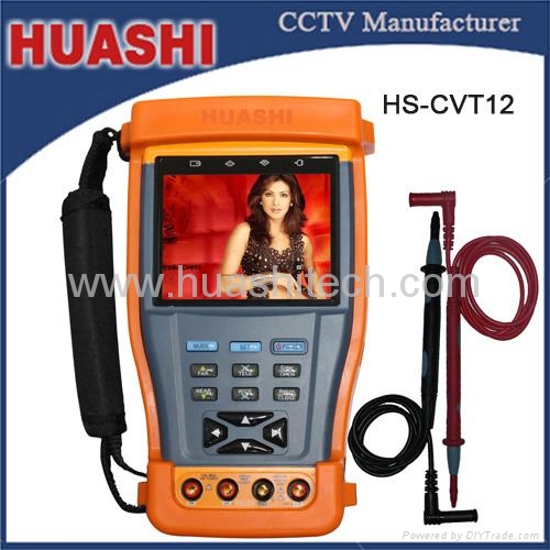CCTV PTZ Tester Digital Multimeter;Camera Tester HSCVT12 HUASHI
