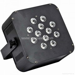 Four Sections LED Flat PAR Light-12 * 4IN1LEDs