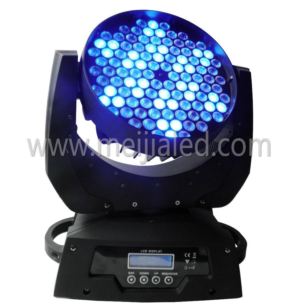 CE & RoHs approved 108 x 3W rgbw wash LED moving head light 3