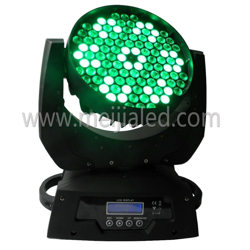 CE & RoHs approved 108 x 3W rgbw wash LED moving head light 5