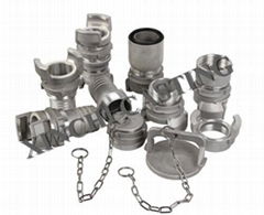 aluminum guillemin camlock couplings