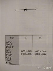 高壓二極管K50UF醫療設備專用二極管