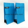 Glossy printing laminated aluminum foil stand up gusset bag with valve 4