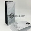 Glossy printing laminated aluminum foil stand up gusset bag with valve 5