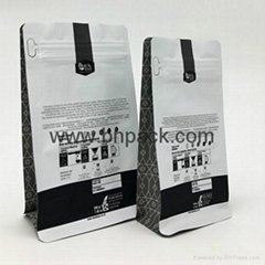 Matte printing high quality sluminum foil stand up dried nuts packaging pouch 