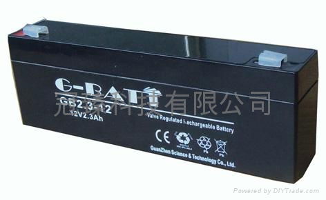 GB12V2.3AH应急照明用铅酸蓄电池 4