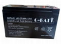 GB7-12 应急照明安防监控喷雾器车位锁等用蓄电池