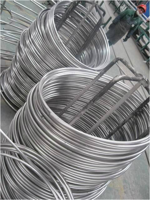 Coil stainless steel pipe