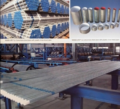 Galvanized and plastic inner lining
