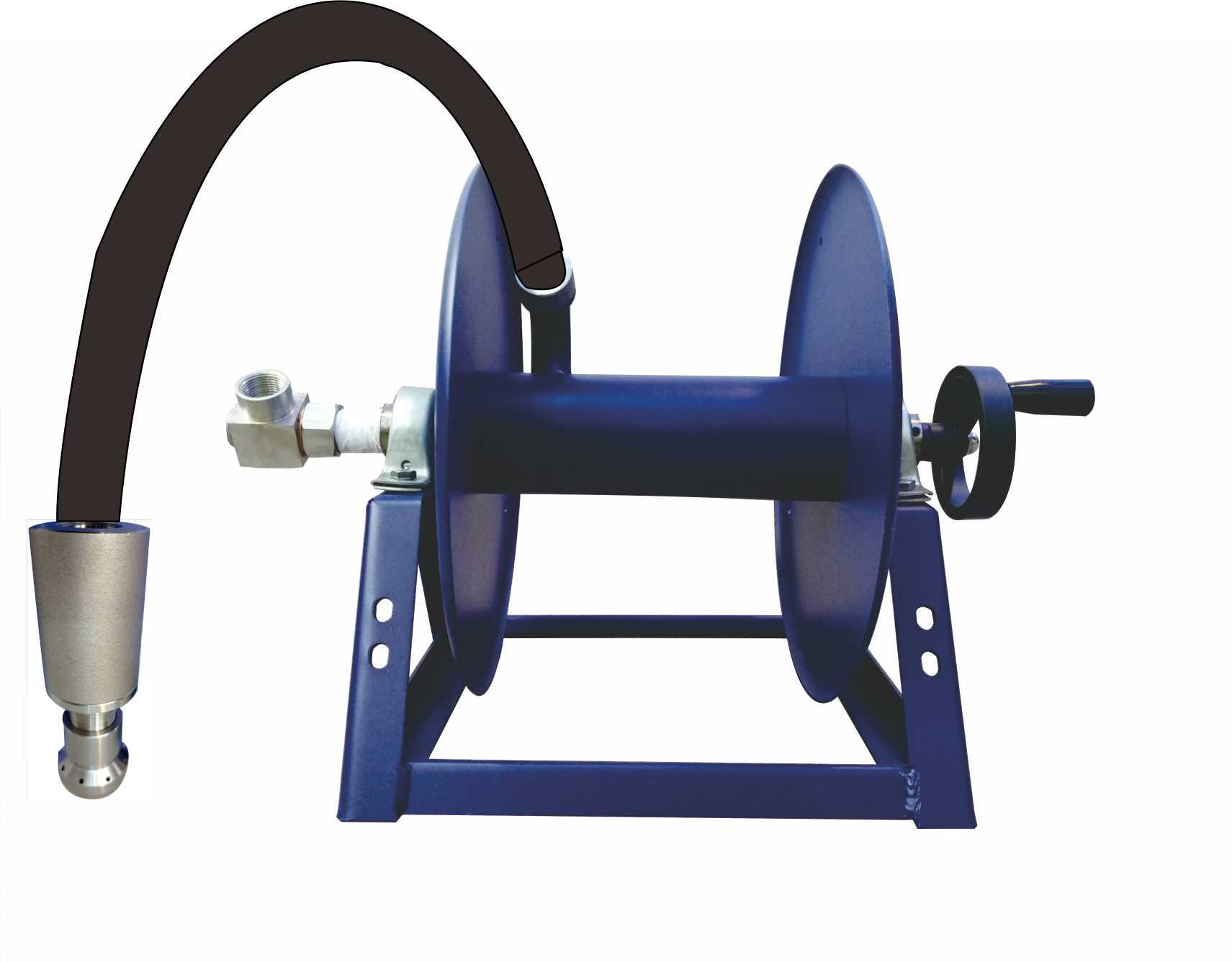 Stainless steel truck mounted high-pressure cleaning reel with rotary nozzles  1