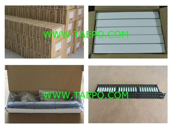 CAT5E  RJ45  UTP  19"  1U 48 port patch panel 2