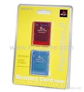 SONY PS2 DUAL CARDS 2 CARDS ps2 MEMORY CARD 8MB,16MB,64MB,wii,xbox360,NGC card
