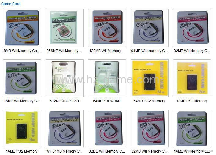 ps2双色记忆卡/xbox360/wii /NGC游戏内存卡 储存卡 C10高速  手机TF卡批发 2