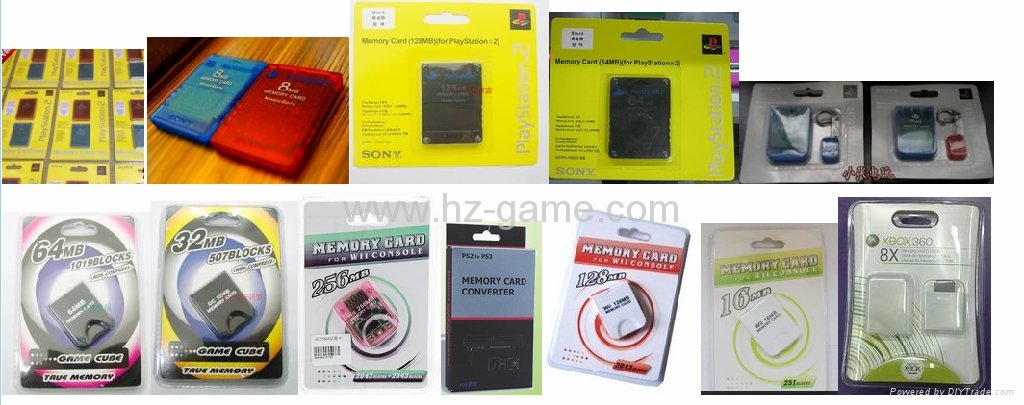 ps2双色记忆卡/xbox360/wii /NGC游戏内存卡 储存卡 C10高速  手机TF卡批发 4