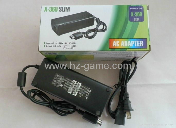 AC Adapter Charger Power supply Cord cable for Microsoft XBox 360 x-360 S Slim 5