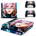 热卖 新款！ps4贴纸 炫彩贴 全身贴 保护贴 痛机贴 PS4 skin sticker