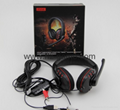 Wired Gaming Headset Earphones Headphones Mic Stereo Supper Bass for Sony PS4