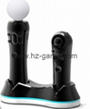 2in1 Dual charging dock charger for Sony PS3 MOVE,PS3 HARD DISK DRIVE 8