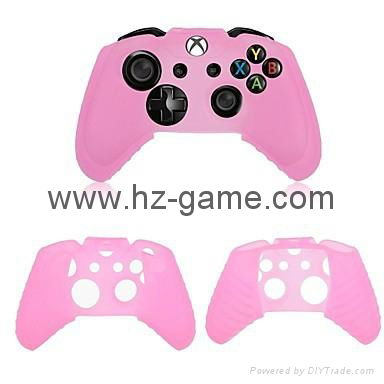 New Gamepad case Soft Silicone Rubber Protective Skin Case Cover Free Skull Caps 3