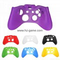 New Gamepad case Soft Silicone Rubber Protective Skin Case Cover Free Skull Caps 4