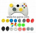 New Gamepad case Soft Silicone Rubber Protective Skin Case Cover Free Skull Caps 10