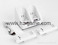 wii u / wii LED light Remote Controller Dual Charging Dock,wii ac adapter 1