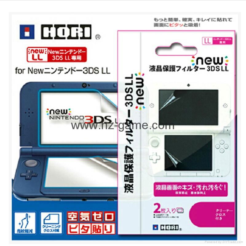 Nintendo New 3DS XL Screen Protector Tempered Glass HDClear Crystal PET Film