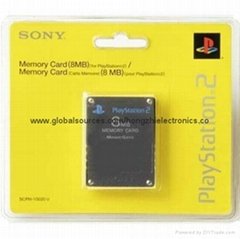 SONY ps2 Memory Card 8Mb  16MB,64MB,128MB,256MB for Playstation 2 PS2 Black