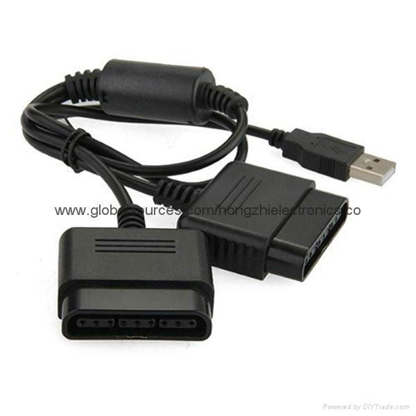 NewUSB Dual Player Converter Adapter Cable For PS2 Dual Playstation2PC 3