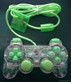 sony ps2 Wired Transparent 2 dual Shock color Controller joystick Gamepad Joypad