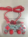 sony ps2 Wired Transparent 2 dual Shock color Controller joystick Gamepad Joypad