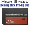 High Speed real Capacity  PSP Memory Stick Pro DuoMS HG32GB64GB M2 Memory Cards
