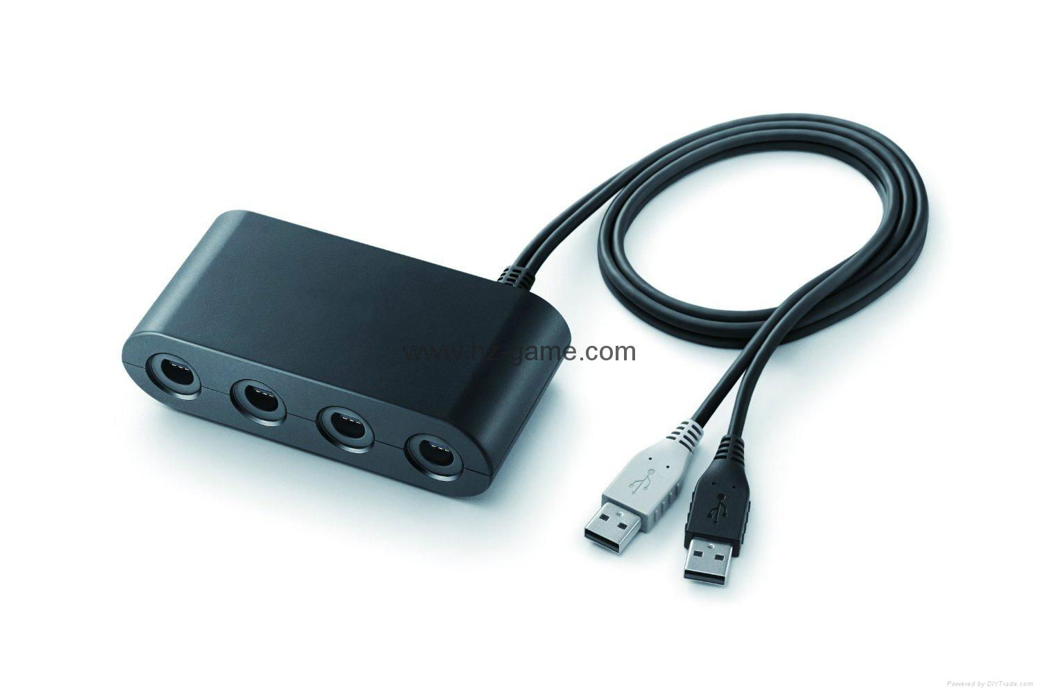 4 Ports USB Converter For N-Gamecube To WiiU Replacement Adapter GC Game 3