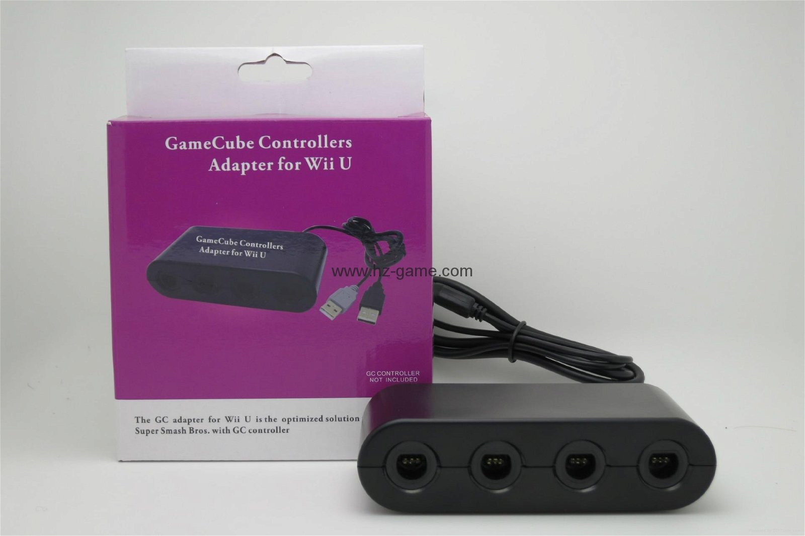 4 Ports USB Converter For N-Gamecube To WiiU Replacement Adapter GC Game 4