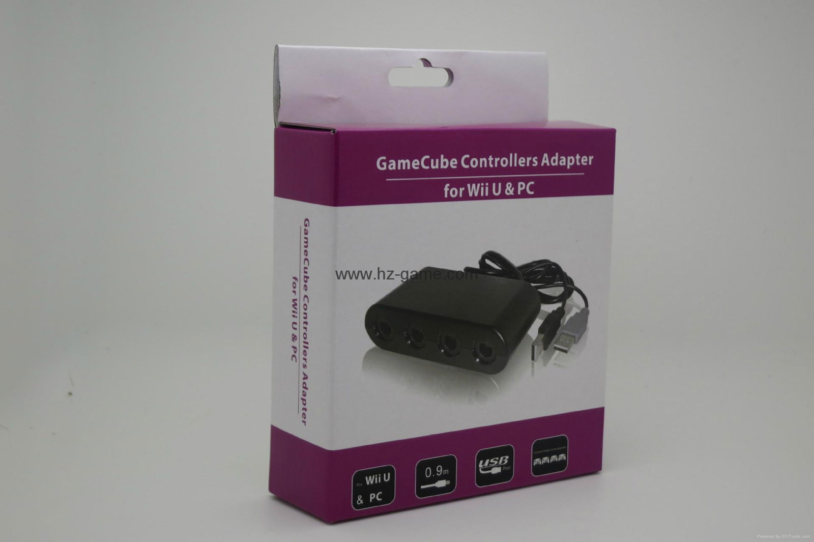 4 Ports USB Converter For N-Gamecube To WiiU Replacement Adapter GC Game 5