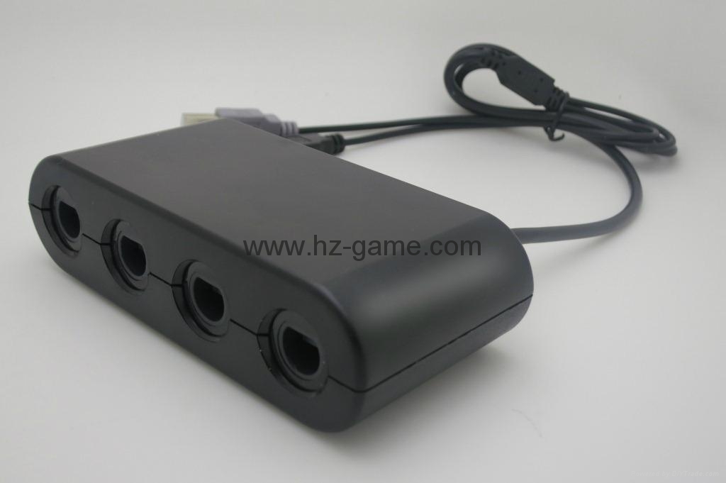 4 Ports USB Converter For NGamecube To WiiU Replacement Adapter GC