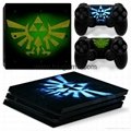 wholesale PS4pro sticker PS4Pro Skin Sticker Decal For SonyPS4 PlayStation4 9