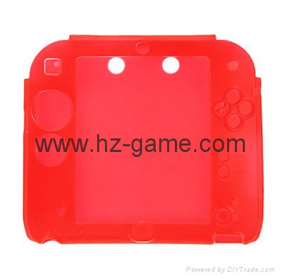 NEW 3DS silicone sleeve case Soft Silicone Skin Case Cover for Nintend 2DS case