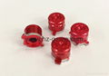 Metal Aluminum ABXY Action Buttons For PS4 for ps3 Bullet Buttons