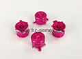 Metal Aluminum ABXY Action Buttons For PS4 for ps3 Bullet Buttons