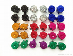 Metal Aluminum ABXY Action Buttons For PS4 for ps3 Bullet Buttons