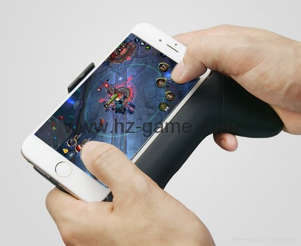 Mobile Phone Game Controller Joystick Grip Game Holder Handle With Bracket 4