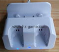 Controller Charging Dual Slots Dock Charger Cradle Station Battery forWii Game 6