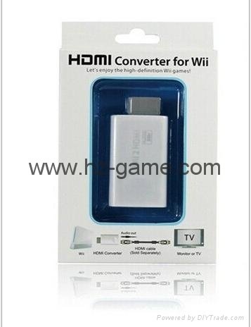  Wii2HDMI Adapter 3.5mm Audio Wii toHDMI Adapter Converter Support Full 3