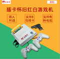 FC經典電視紅白遊戲機 D31插卡電視遊戲機8位FC500合一卡 6